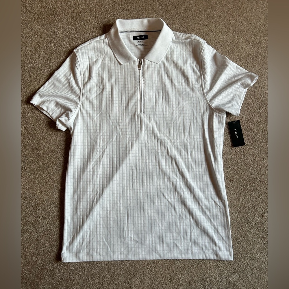 Alfani Stretch Casual Collared Shirt